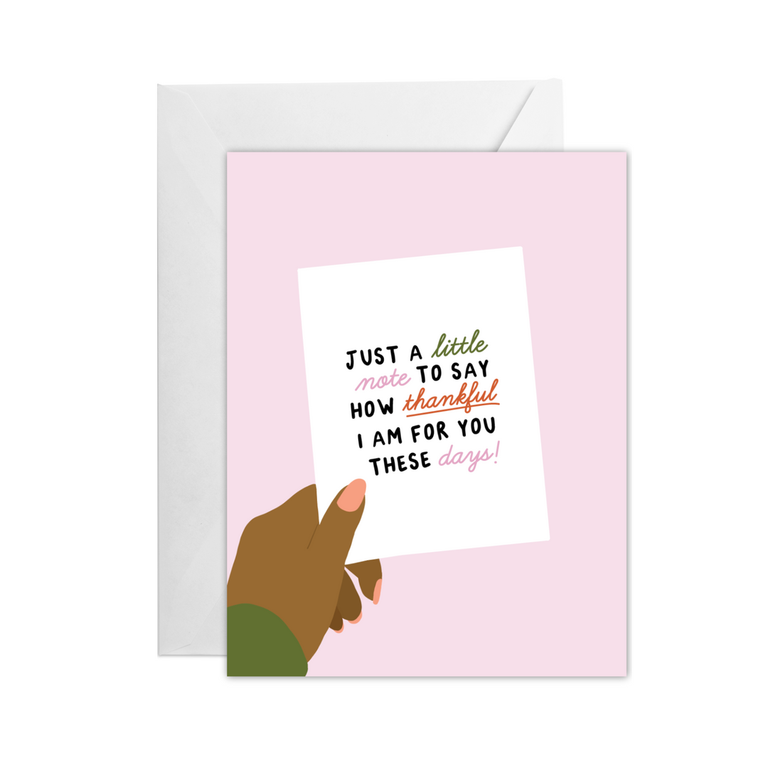 Little Note Greeting Card