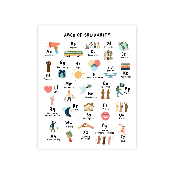 ABCs of Solidarity Print