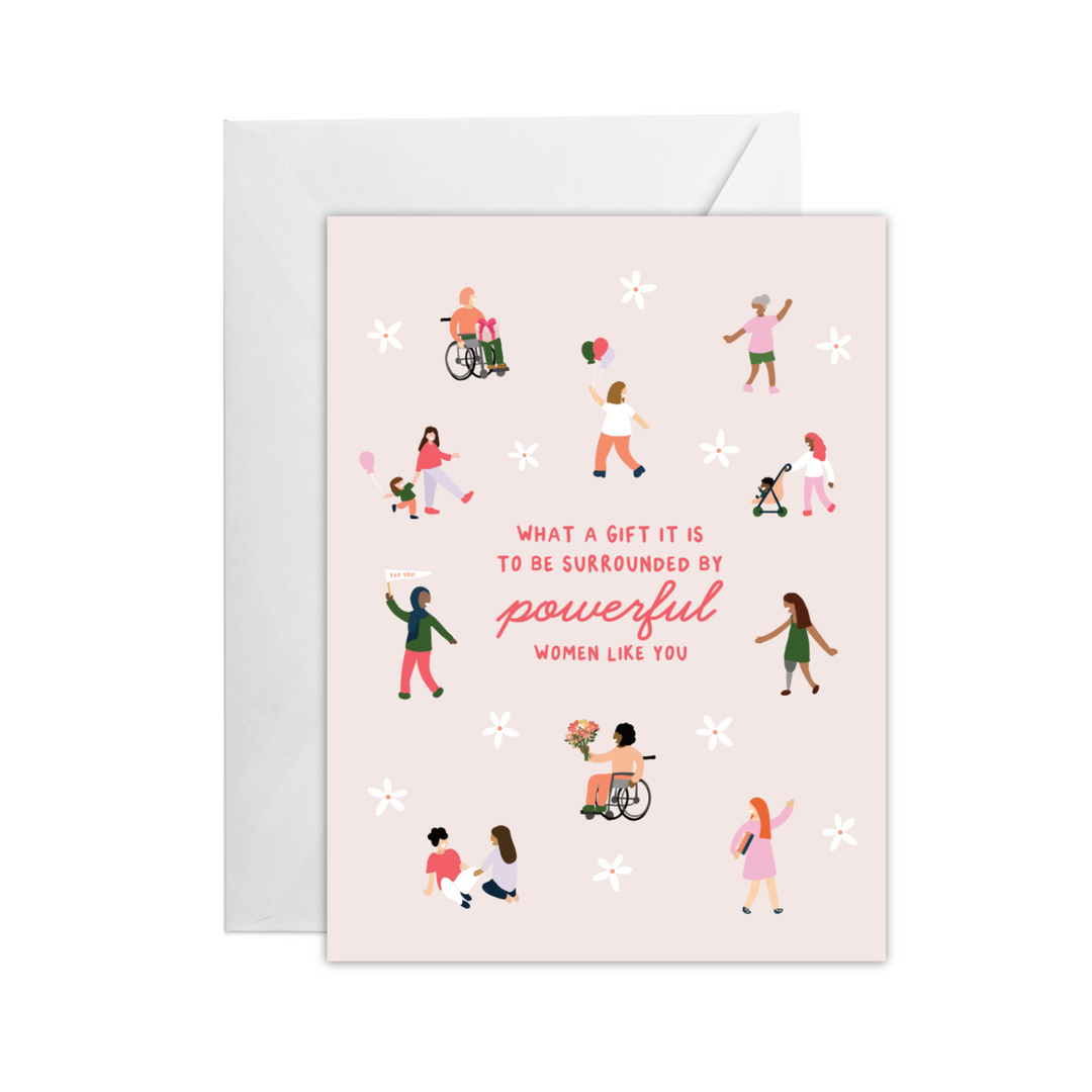 Powerful Women Greeting Card