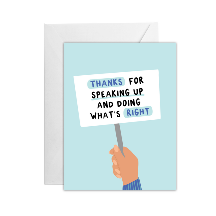 Doing What's Right Greeting Card