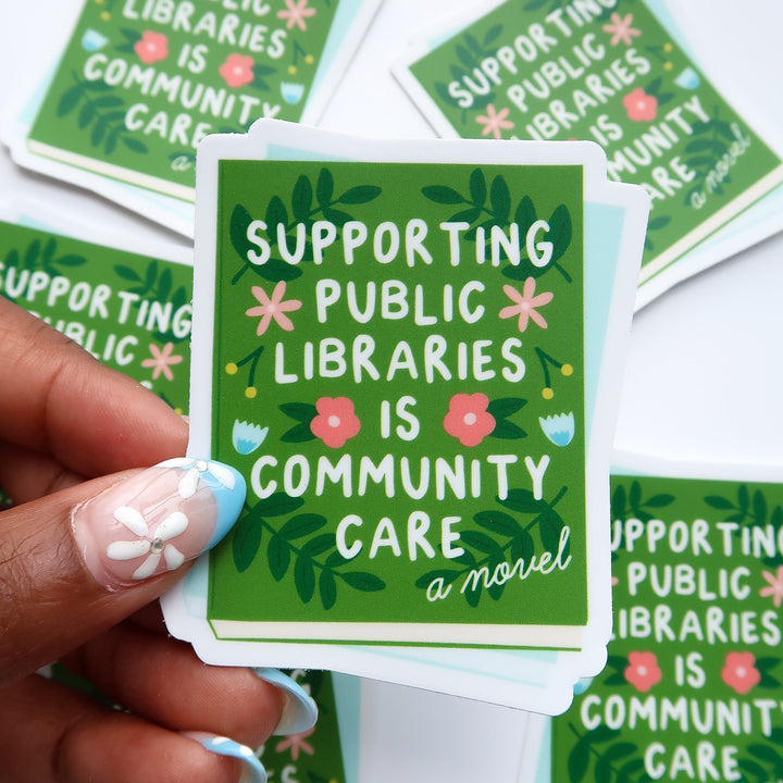Support Public Libraries Sticker
