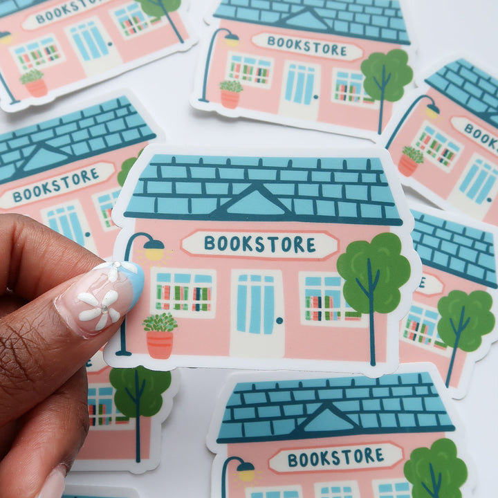 Bookstore Building Sticker