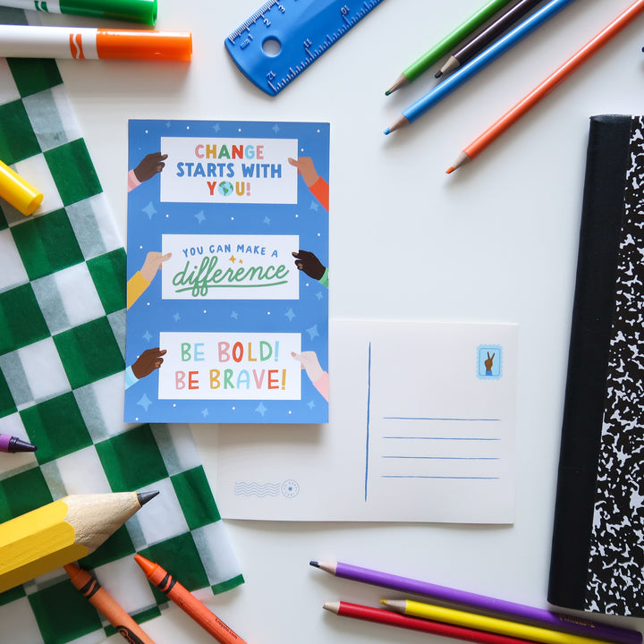 Make a Change Postcard Pack