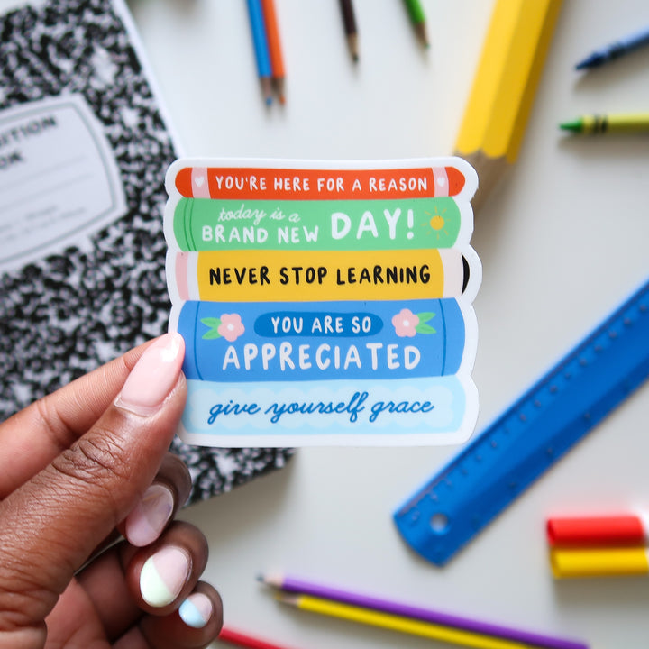 Encouragement Stack Sticker