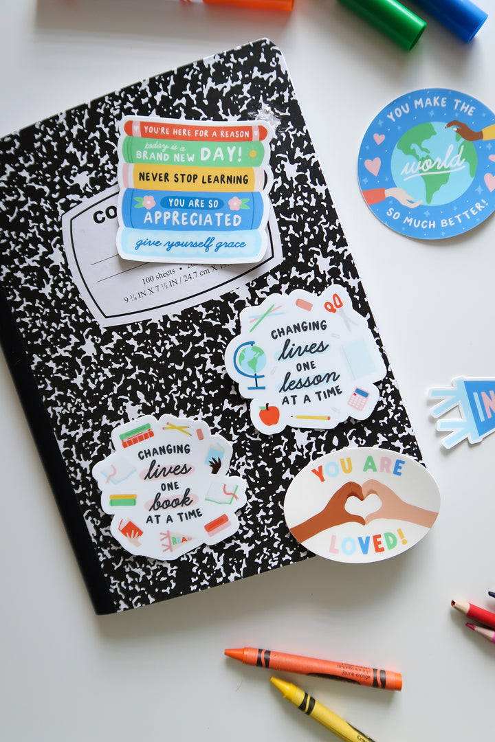 One Book at a Time Sticker