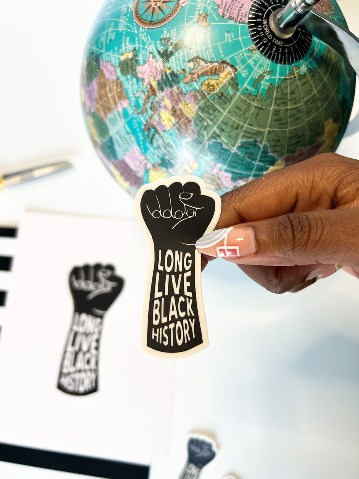 Long Live Black History Sticker