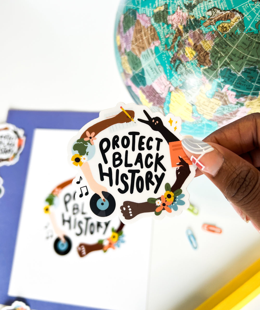 Protect Black History Sticker
