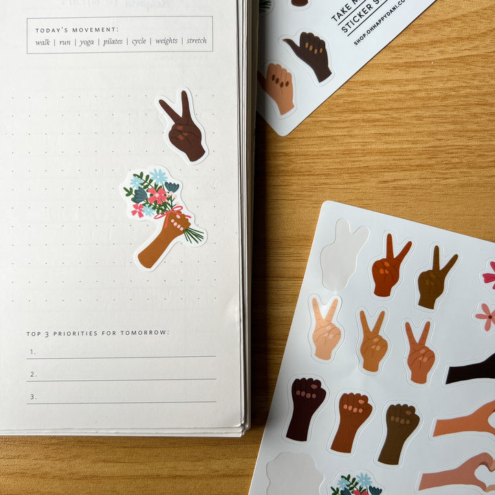 Take My Hand Sticker Sheet