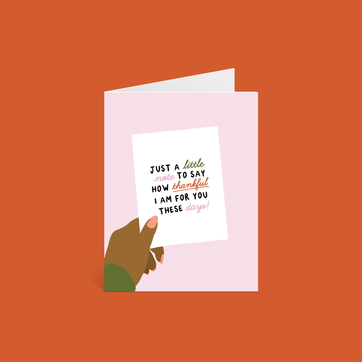 Little Note Greeting Card