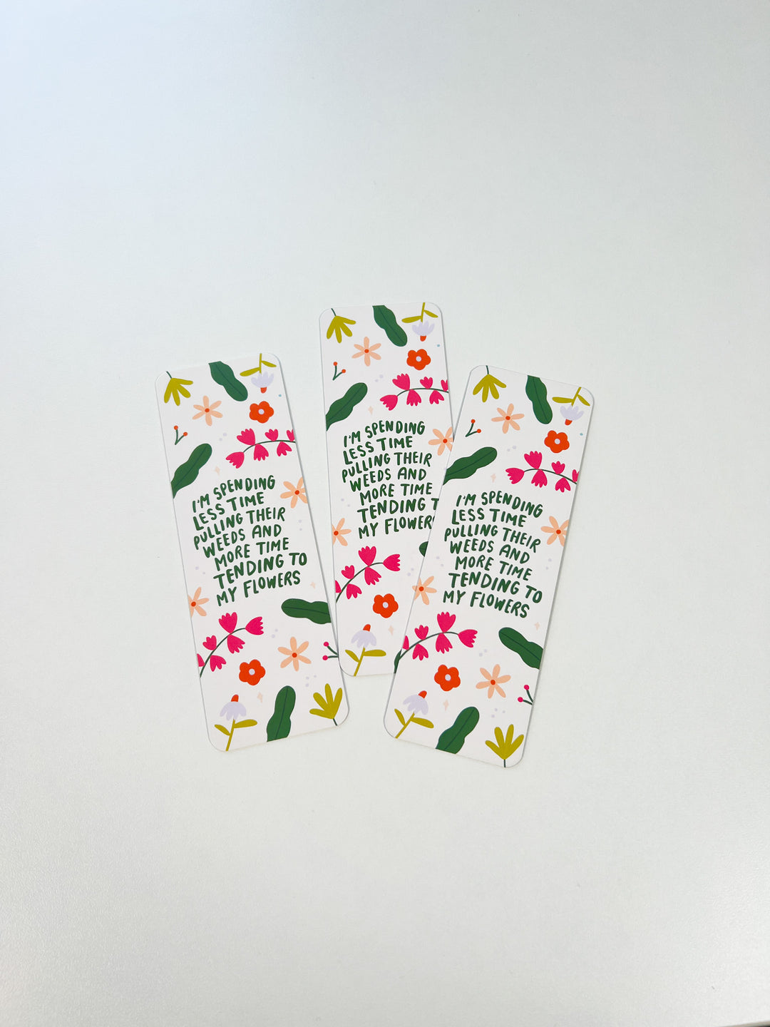 Weeds and Flowers Bookmark