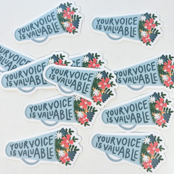 Your Voice is Valuable Sticker
