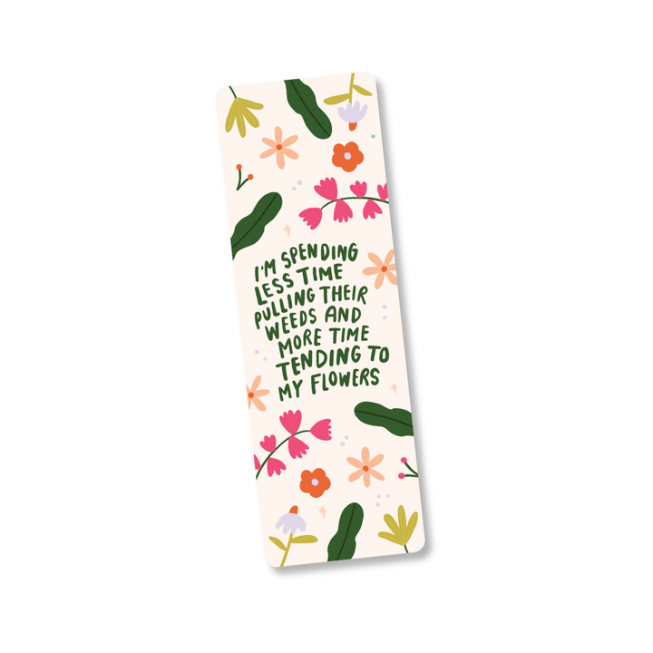 Weeds and Flowers Bookmark