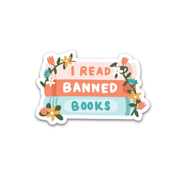 I Read Banned Books Sticker