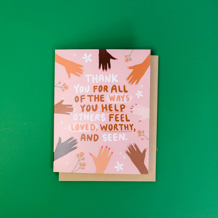 Worthy Greeting Card