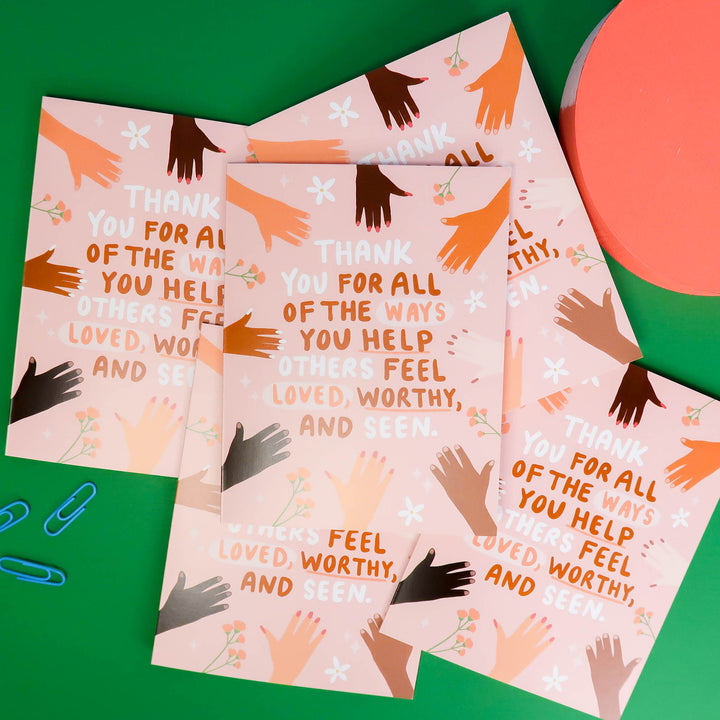 Worthy Greeting Card