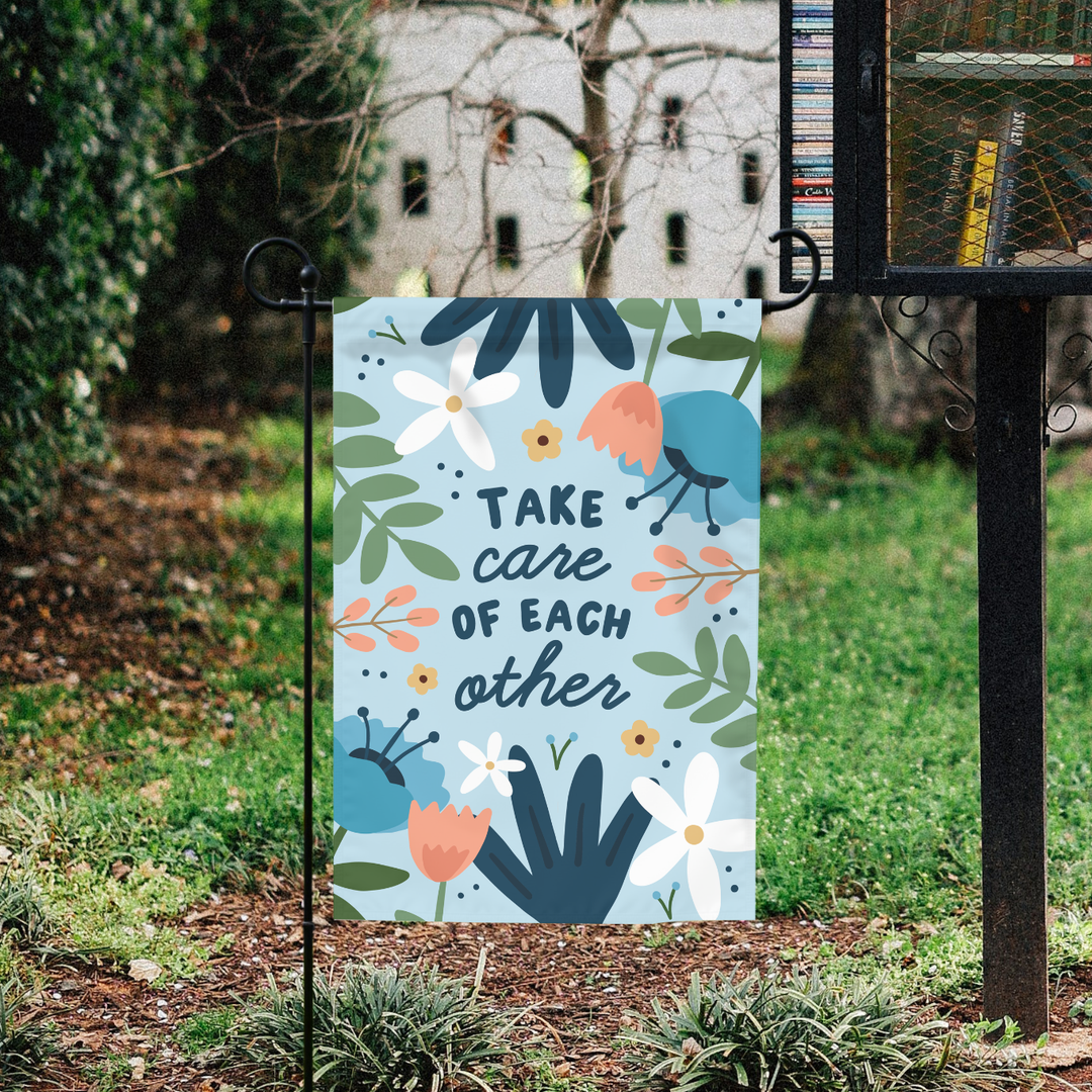 Take Care Garden Flag (Flag Only)
