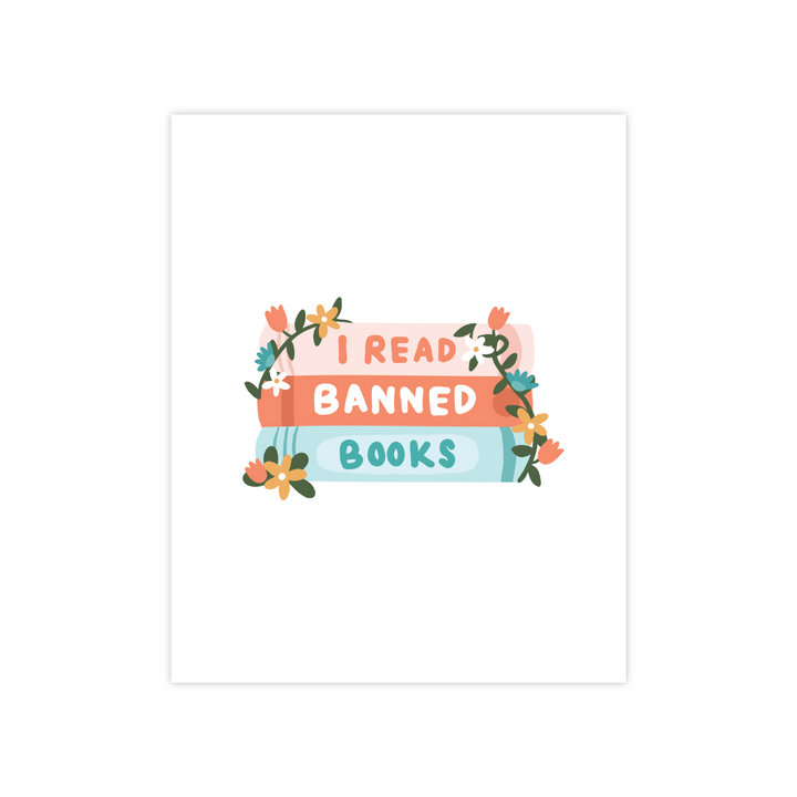 I Read Banned Books Print