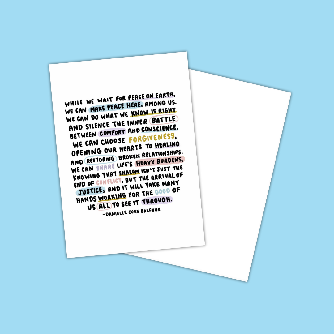Make Peace Here Small Print – Oh Happy Dani Make Peace Here Small Print – Oh Happy Dani