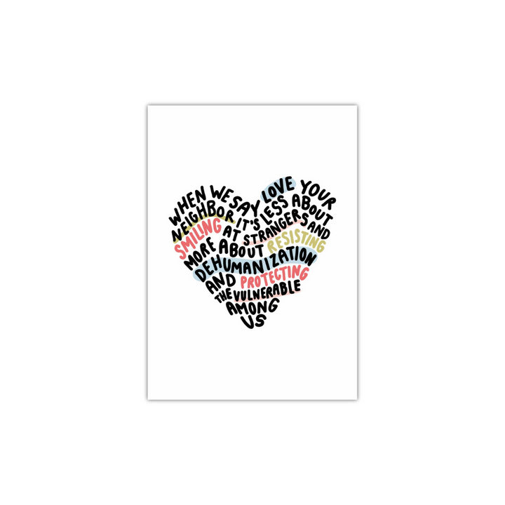 Love Resists Mini Print