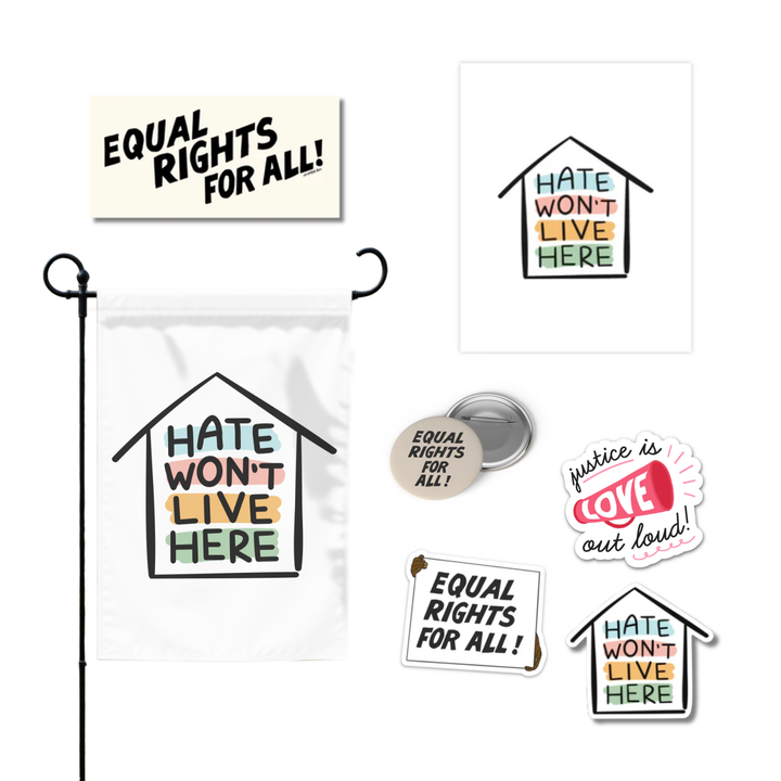Hate Won't Live Here Flag Bundle