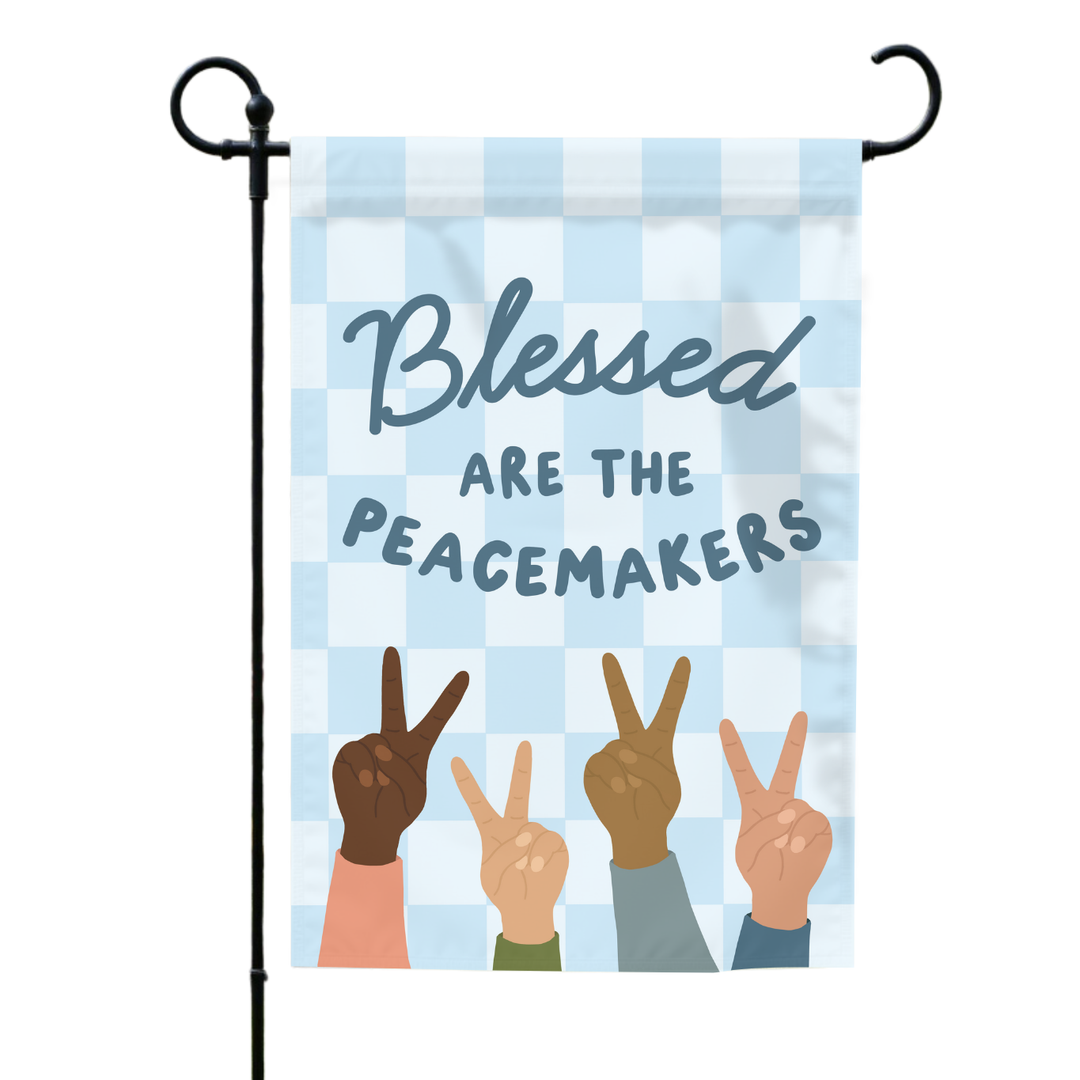 Blessed are the Peacemakers Garden Flag (Flag Only)