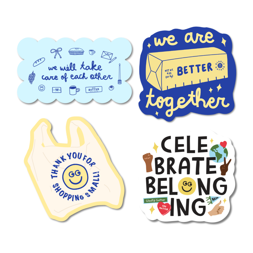 PREORDER: Gladly Gather Sticker Set (Limited Edition)
