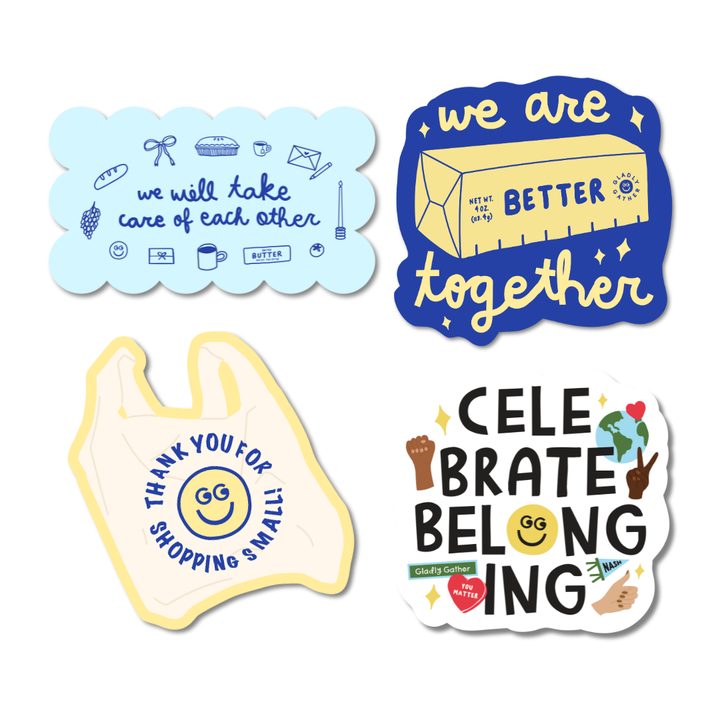 PREORDER: Gladly Gather Sticker Set (Limited Edition)