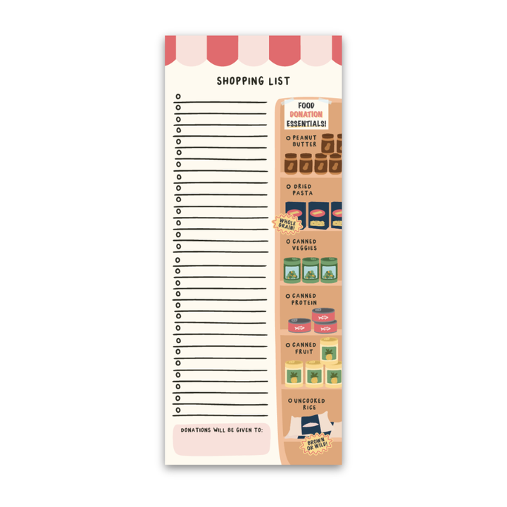 Shopping List Notepad