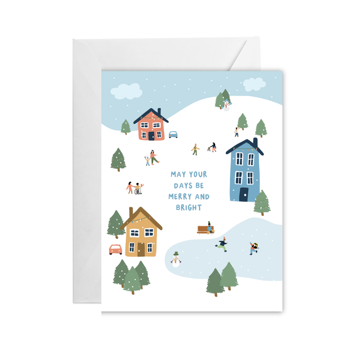 Merry and Bright Greeting Card