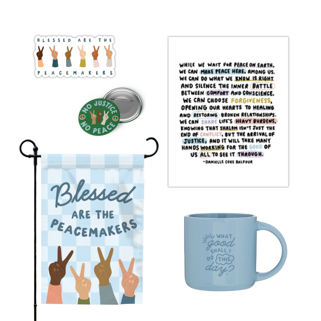 Blessed are the Peacemakers Flag Bundle