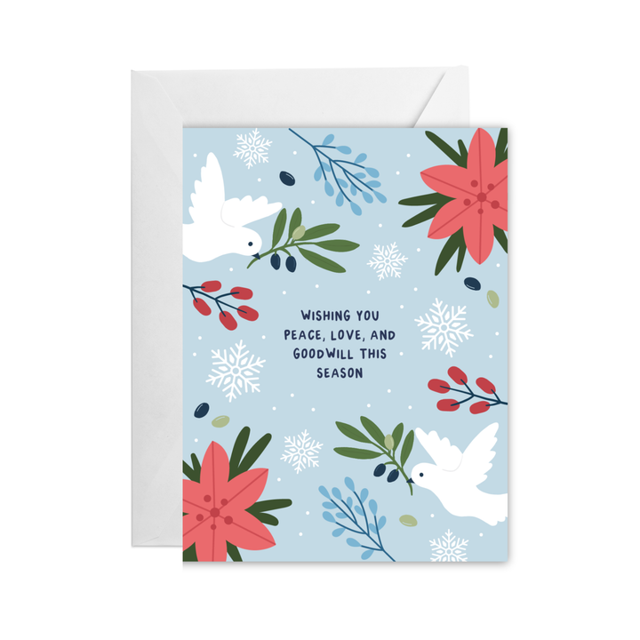 Peace and Goodwill Greeting Card