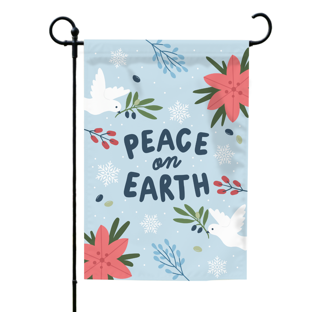 Peace on Earth Garden Flag (Flag Only)