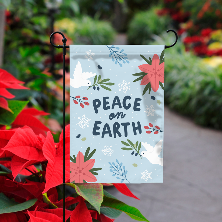 Peace on Earth Garden Flag (Flag Only)