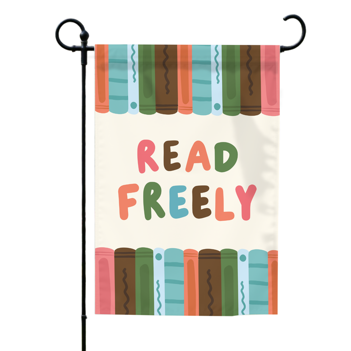 Read Freely Garden Flag (Flag Only)