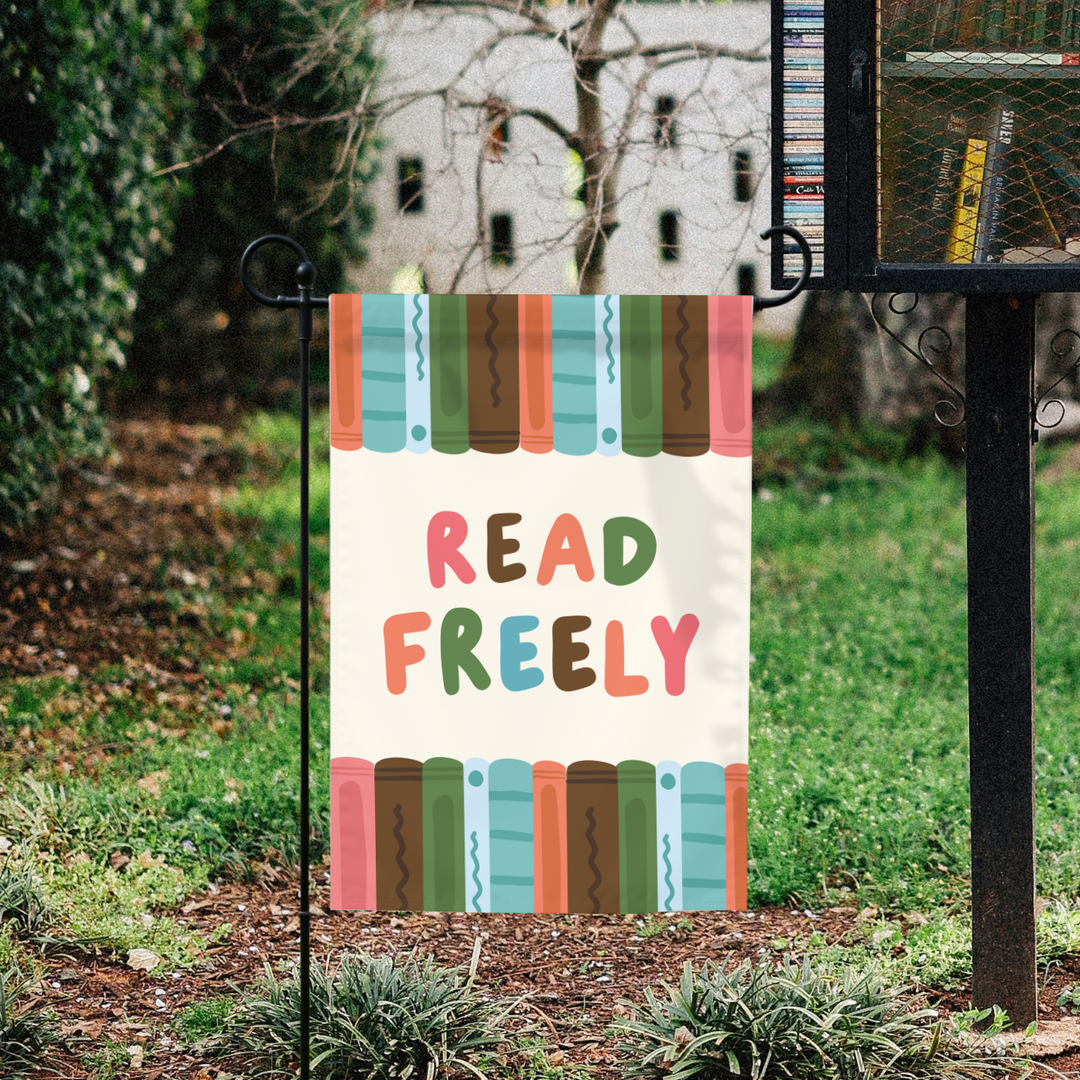 Read Freely Garden Flag (Flag Only)