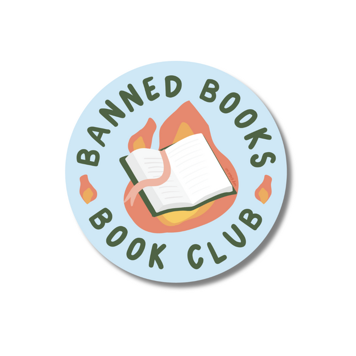 Banned Books Book Club Magnet