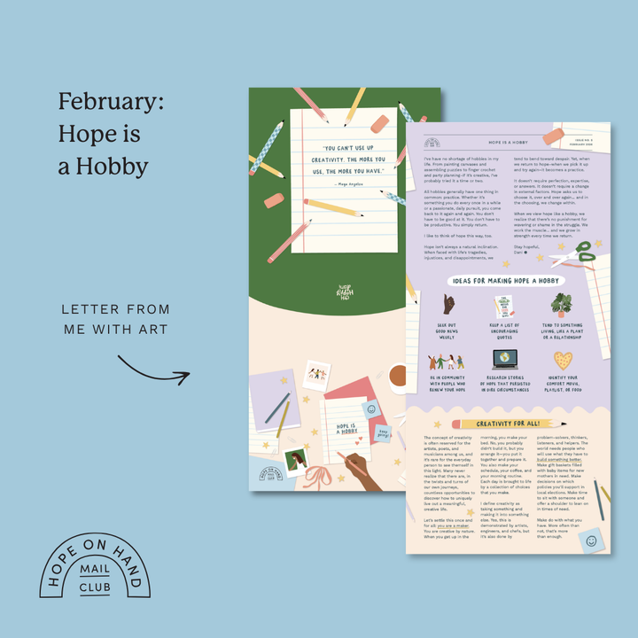 Hope on Hand Mail Club