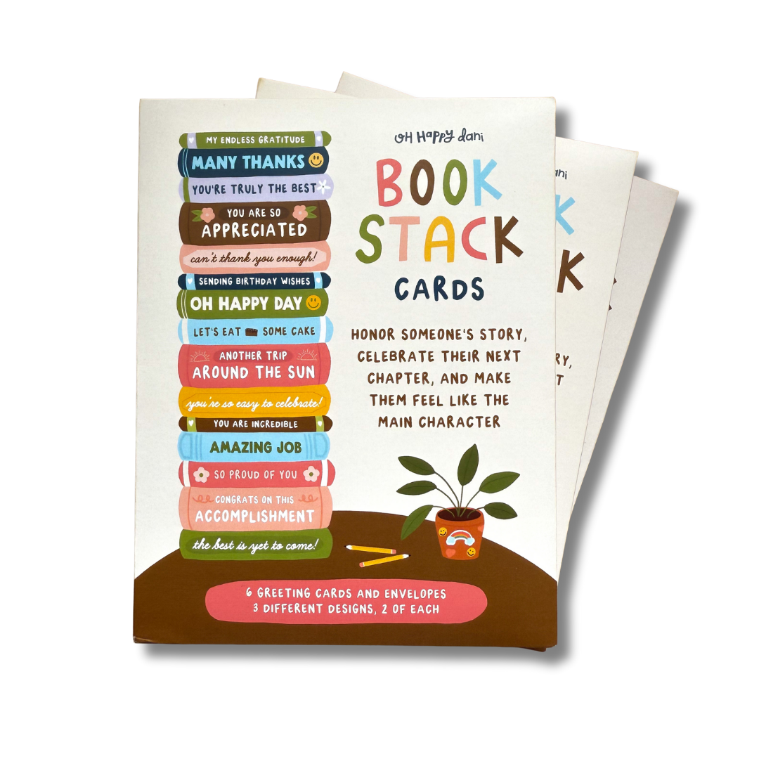 Book Stack Card Set