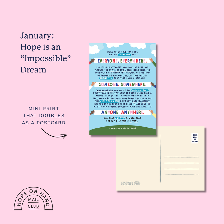 Hope on Hand Mail Club