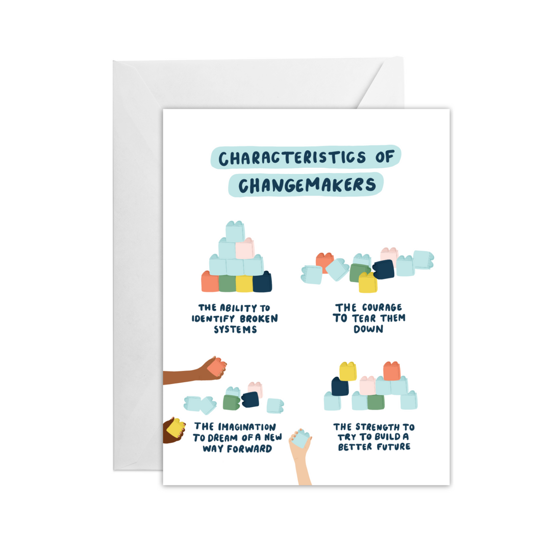 Change Makers Greeting Card