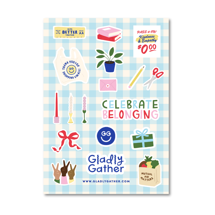 PREORDER: Gladly Gather Sticker Sheet (Limited Edition)
