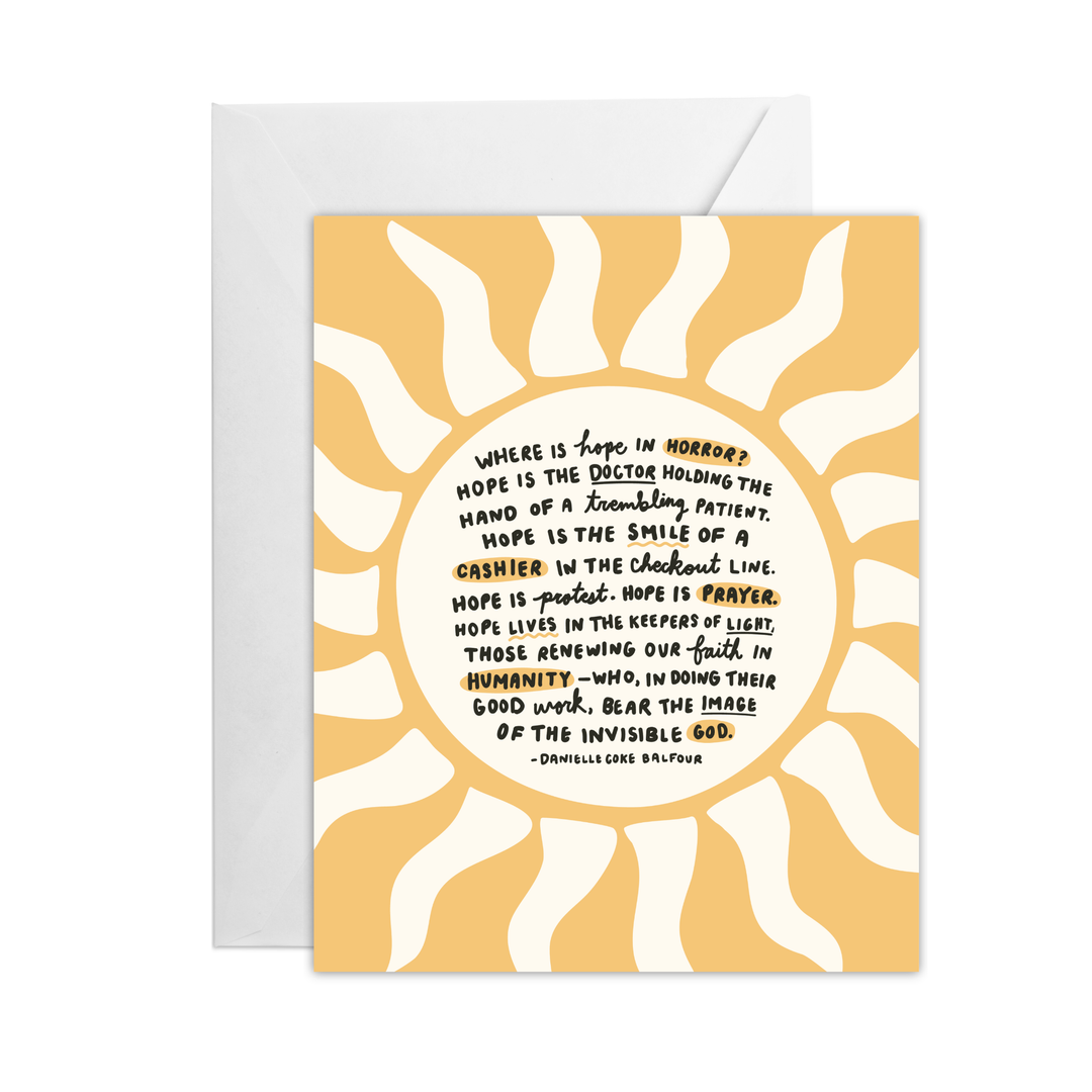 Keepers of Light Greeting Card