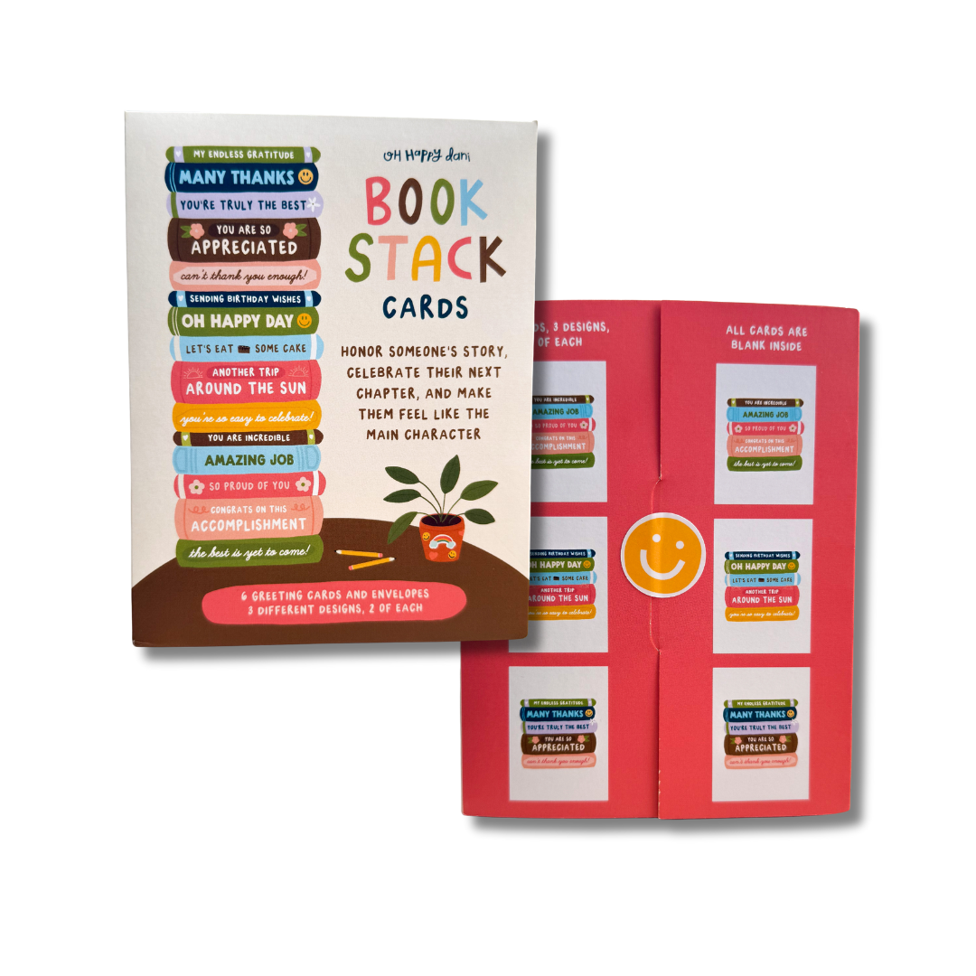 Book Stack Card Set