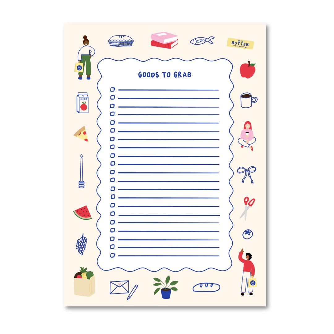 PREORDER: Gladly Gather Goods to Grab Notepad (Limited Edition)