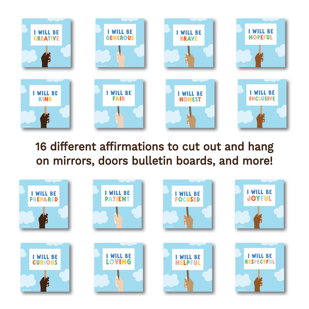 Make a Change Printable Affirmation Station | Digital Download