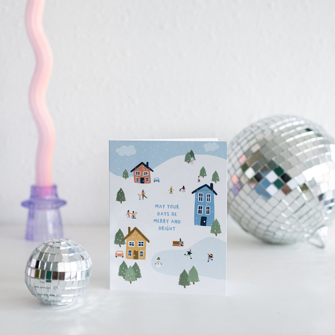 Merry and Bright Greeting Card