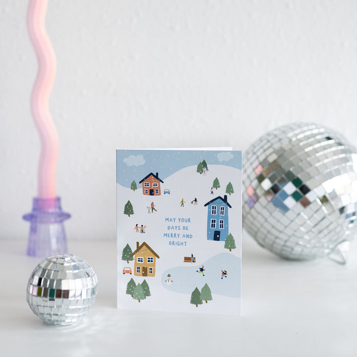 Merry and Bright Greeting Card