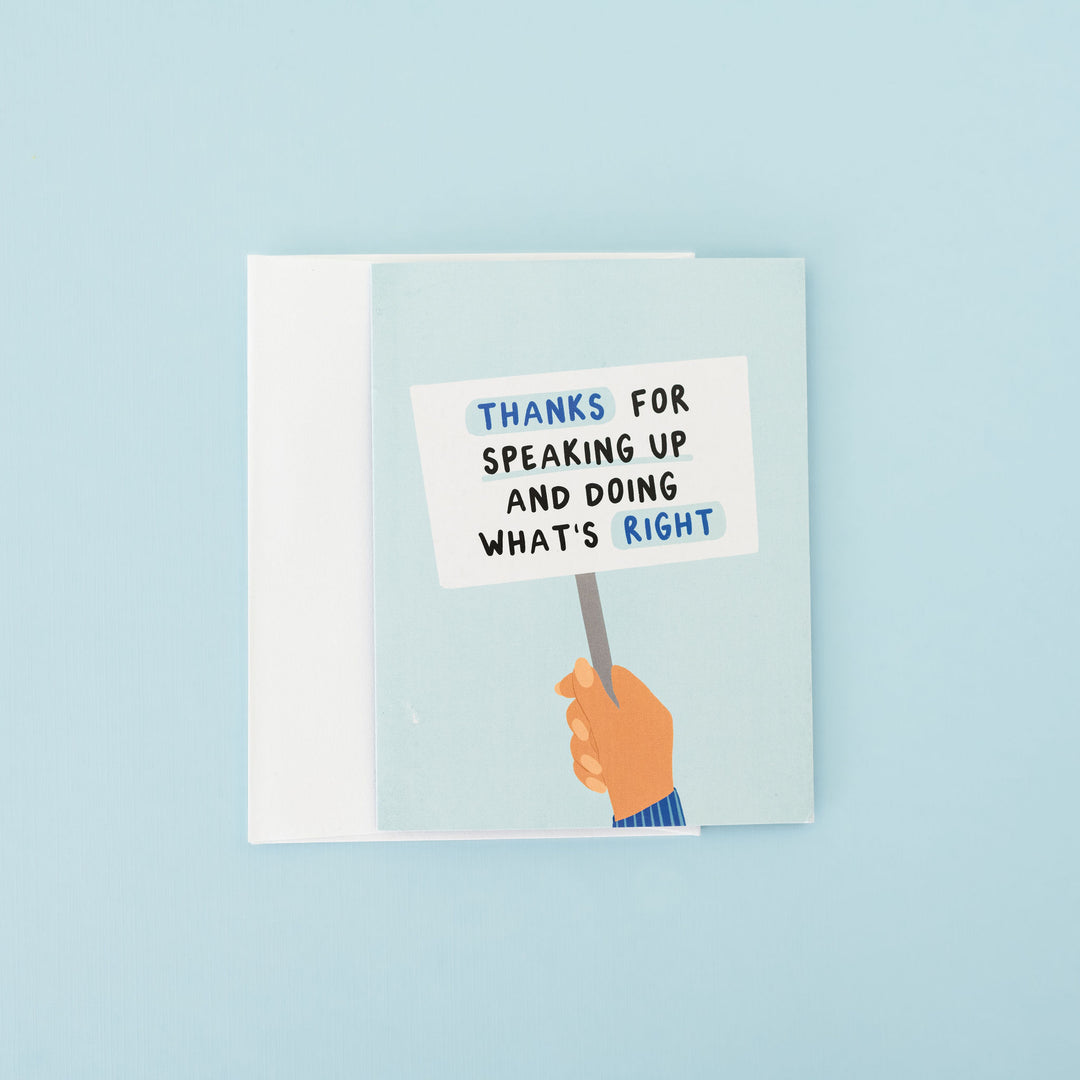 Doing What's Right Greeting Card