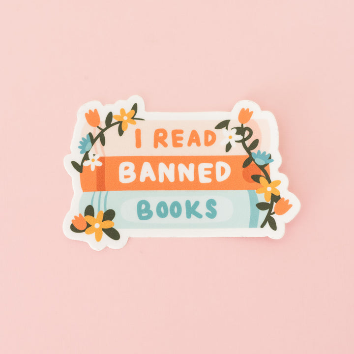 I Read Banned Books Sticker