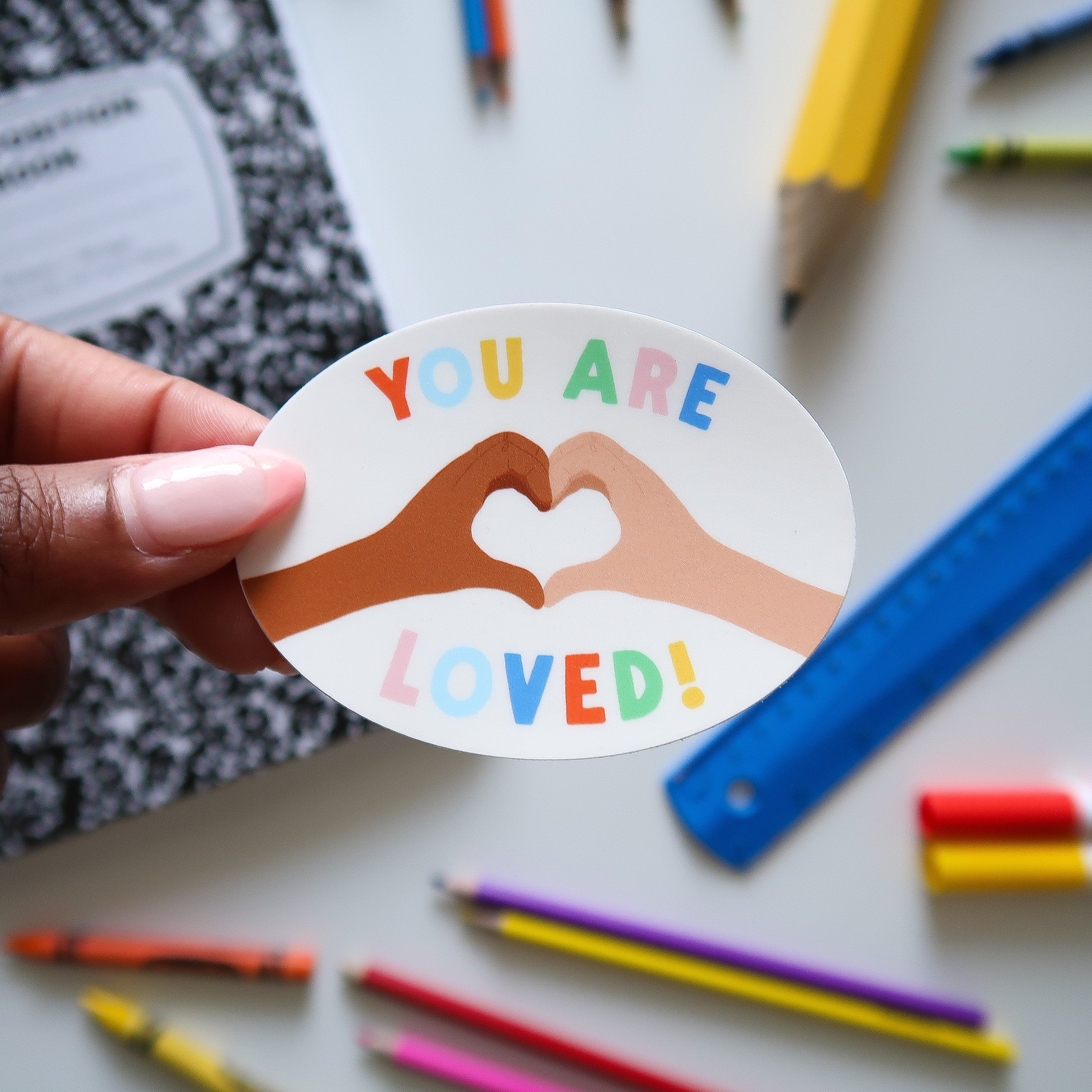 You Are Loved Sticker – Oh Happy Dani